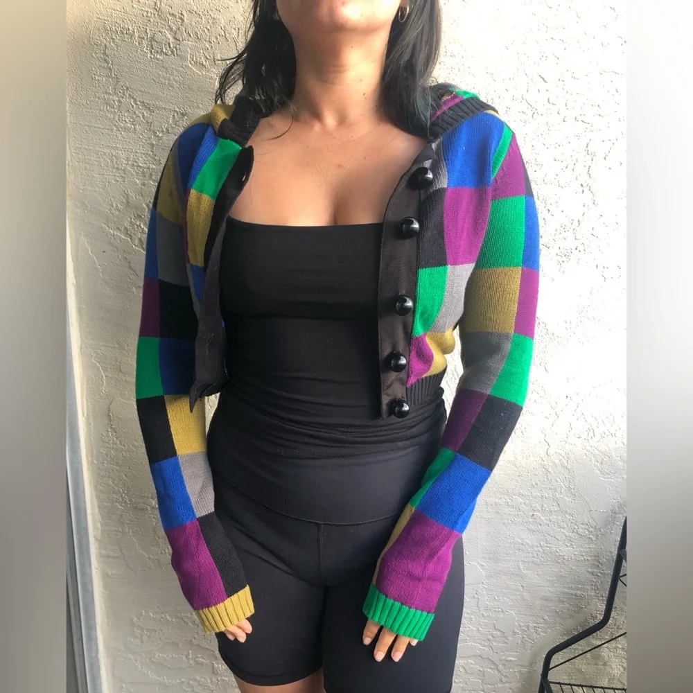 Betsey Johnson cropped sweater - Picture 1 of 5
